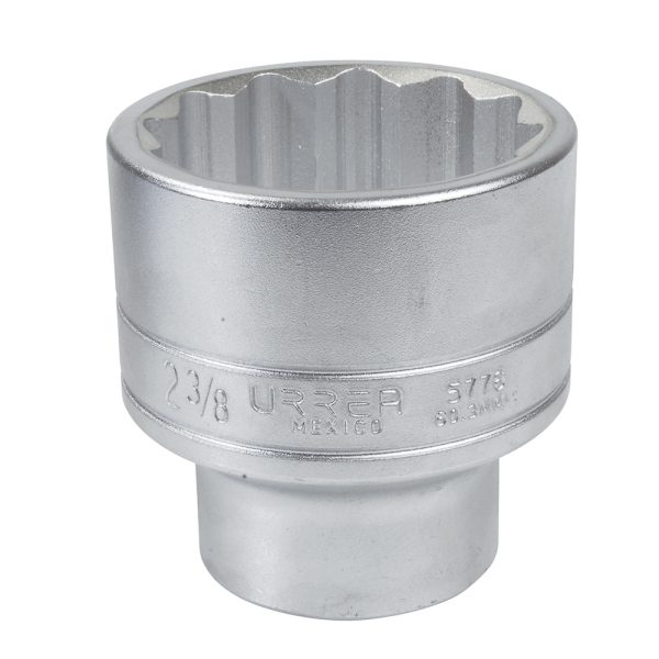 Dado cuadro de 1", 12 puntas, en pulgadas, 2-3/8" Urrea 5776