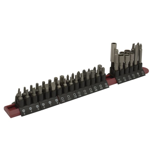 Juego combinado de puntas hexágono de 1/4" con adaptador magnético, 42 piezas Urrea 60142