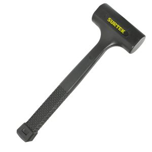 Mazo de golpe seco de una sola pieza con mango antiderrapante de 12", 16 oz Surtek 616DB