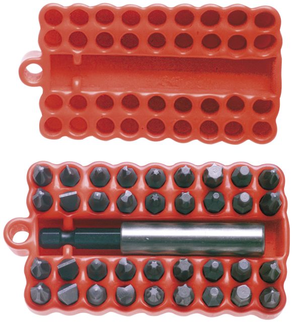 Juego combinado de puntas hexágono de 1/4" con adaptador magnético, 37 piezas Urrea 61927