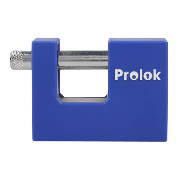 Candado de acero con cubierta plástica de PVC 70 mm, llave estándar Prolok 62CA
