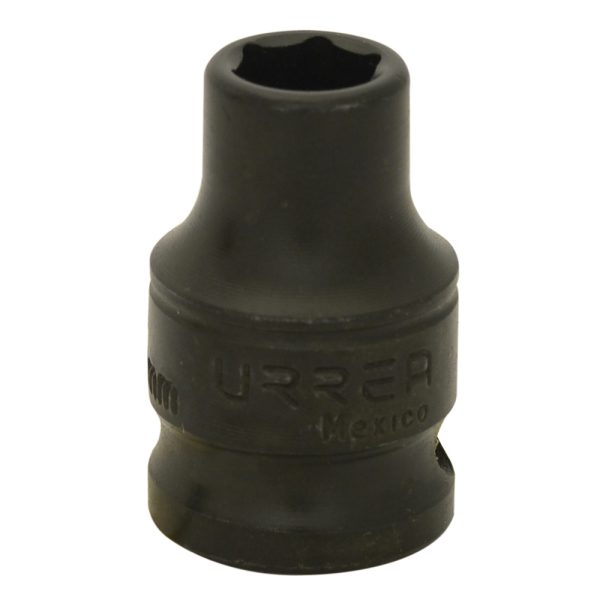 Dado de impacto cuadro de 3/8", 6 puntas, métrico, 9 mm Urrea 7209M