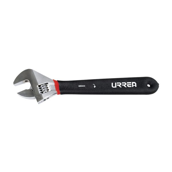 Llave ajustable cromada con mango Rubber grip 24" Urrea 724G