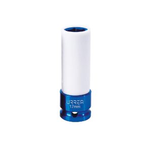 Dado de impacto métrico cuadro de 1/2" con protección Nylamid, 17 mm Urrea 7317MP