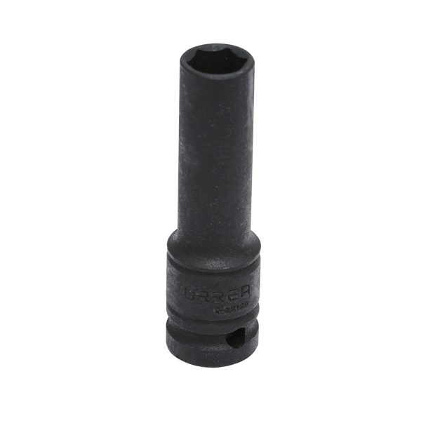 Dado de impacto largo pared delgada cuadro de 1/2", 6 puntas, en pulgadas, 9/16" Urrea 7318HD