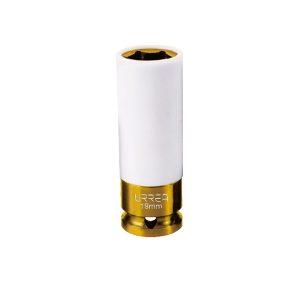 Dado de impacto métrico cuadro de 1/2" con protección Nylamid, 19 mm Urrea 7319MP