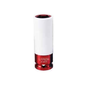 Dado de impacto métrico cuadro de 1/2" con protección Nylamid, 21 mm Urrea 7321MP