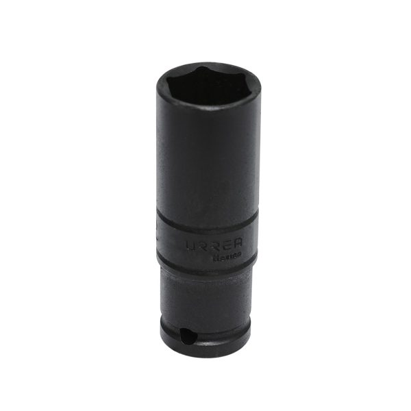 Dado de impacto largo pared delgada cuadro de 1/2", 6 puntas, métrico, 24 mm Urrea 7324MD