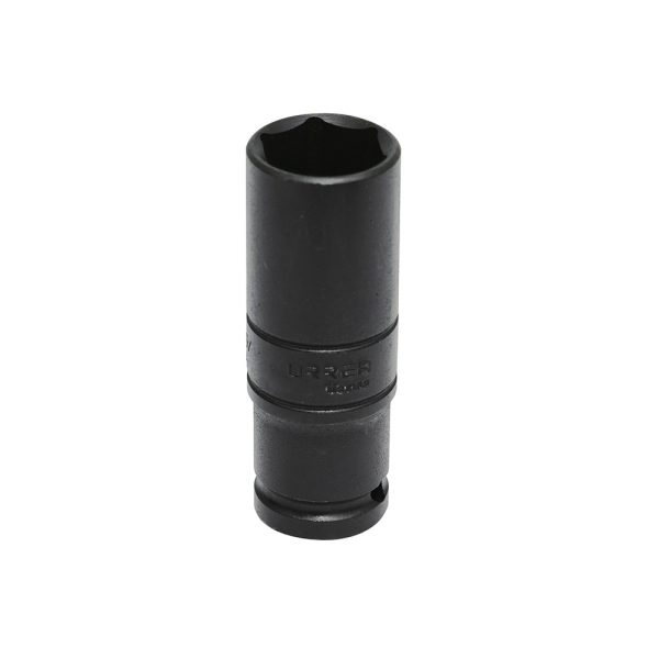 Dado de impacto largo pared delgada cuadro de 1/2", 6 puntas, en pulgadas, 1-1/4" Urrea 7340HD