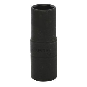 Dado de impacto largo doble boca métrico cuadro de 1/2", 19 x 21 mm Urrea 741921MT
