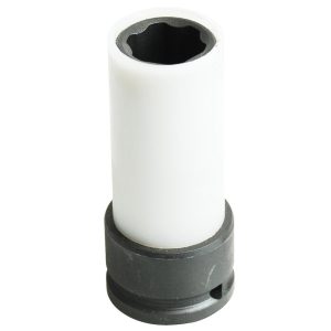 Dado de impacto largo métrico cuadro de 3/4", con protección Nylamid, 21 mm Urrea 7521MFP