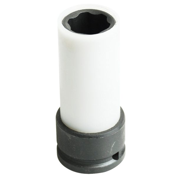 Dado de impacto largo métrico cuadro de 3/4", con protección Nylamid, 22 mm Urrea 7522MFP
