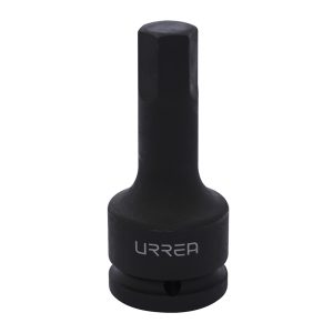 Dado de impacto con punta hexagonal cuadro de  3/4", en pulgadas, 1" Urrea 7590-1