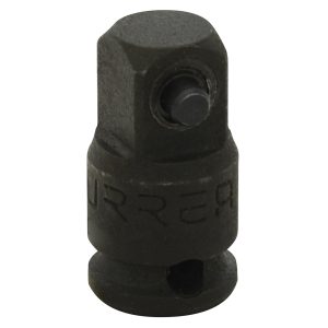 Adaptador con perno para dado de impacto cuadro de 1/4" hembra a 3/8" macho Urrea 7648