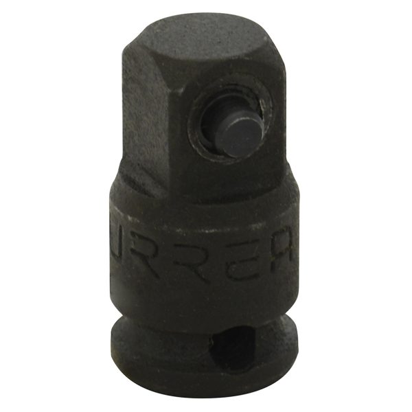 Adaptador con perno para dado de impacto cuadro de 1/4" hembra a 3/8" macho Urrea 7648