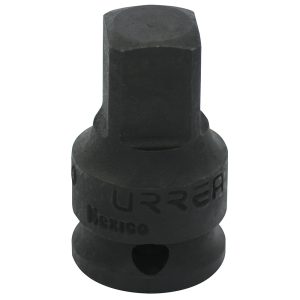Adaptador con perno para dado de impacto cuadro de 3/8" hembra a 1/2" macho Urrea 7650