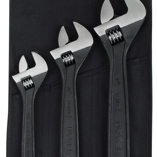 Juego de llaves ajustables fosfatizadas, 3 piezas Urrea 795S