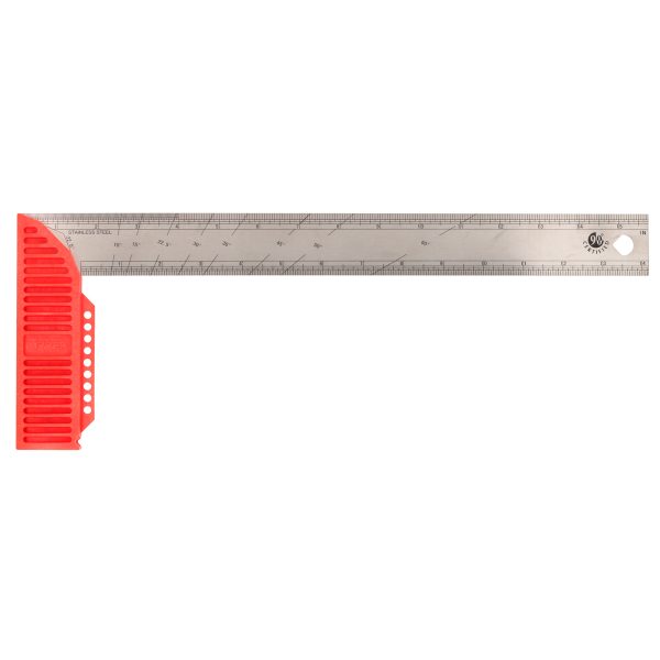 Escuadra de carpintero con mango plástico 16" Urrea 800316