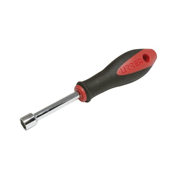 Destornillador con mango bimaterial, de caja métrico 12 mm x 3" Urrea 8212M