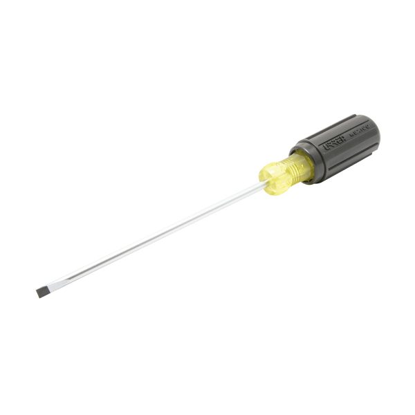 Destornillador con mango cushion grip, punta cabinet barra redonda 3/16" x 3" Urrea 9431