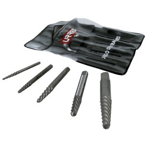 Juego de extractor "cola de cochino" para tornillos, 5 piezas Urrea 9500B