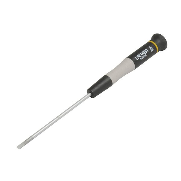 Destornillador de precisión ESD anti-estáticos, punta plana 1/16" x 2-3/8" Urrea 9504B