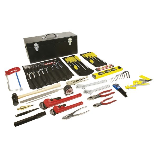 Juego básico industrial para instrumentista de montaje en pulgadas, 68 piezas caja D7C20 Urrea 98160