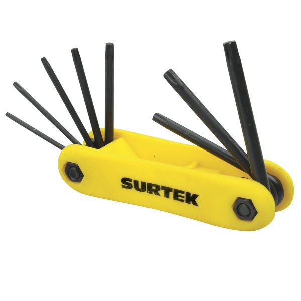 Juego de llaves torx tipo navaja, 8 piezas Surtek ALLFTNP8