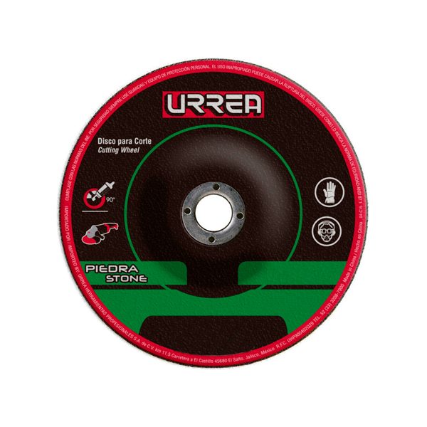 Disco abrasivo tipo 1 para piedra 7" x 5/64" Urrea ASCD07