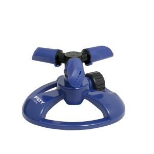 Aspersor estacionario con base plástica de 3 brazos 3/4" GHT Foy ASPP3B
