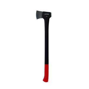 Hacha taladora de cabeza forjada en acero con mango de fibra de vidrio anti-impacto 28" Urrea AX28