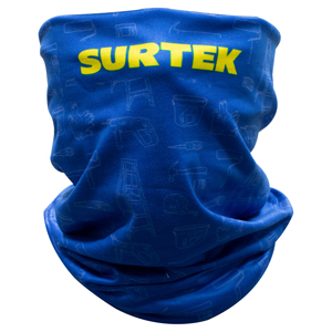 Bandana de poliéster para cuello color azul Surtek BANCU