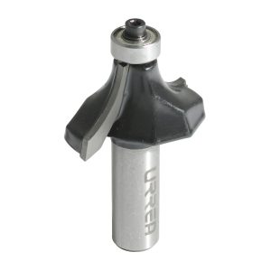Broca para router de acero redondeadora con balero 1-5/8" zanco de 1/2" Urrea BR1205