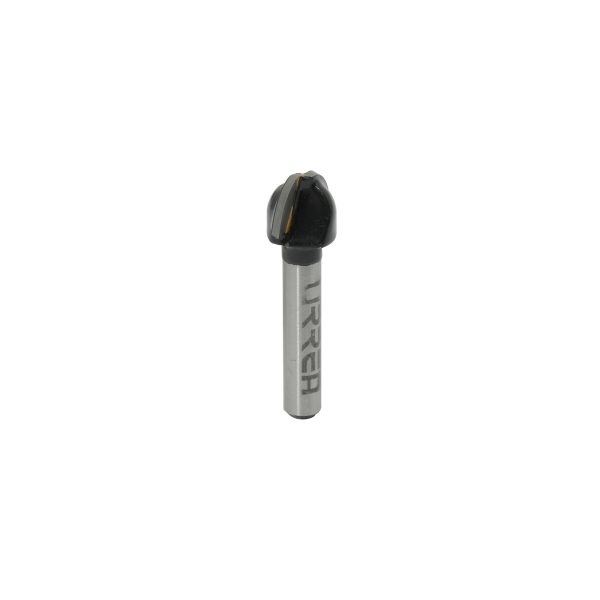Broca para router de acero de media caña 3/4" zanco de 1/4" Urrea BR1407