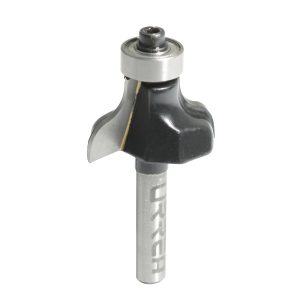 Broca para router de acero pecho de paloma con balero 1-1/8" zanco de 1/4" Urrea BR1423