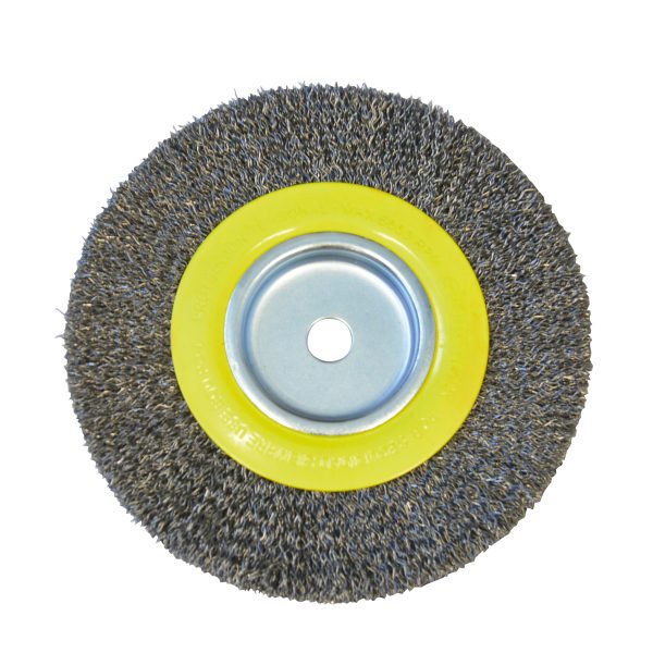 Carda copa ondulada alambre delgado para esmeril 6" x 1-1/8" eje 1/2" Surtek C540