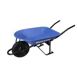 Carretilla reforzada con bastidor metálico 4 Ft3 llanta neumática de 2 capas Surtek CAT402