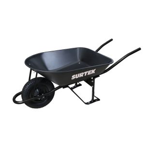 Carretilla reforzada con bastidor metálico 5.5 Ft3 llanta neumática de 2 capas Surtek CAT552