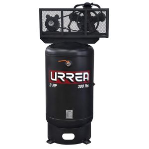 Compresor de aire eléctrico de banda  vertical 300 Lt, 3 HP, 127 V - 220 V Urrea COMP9303