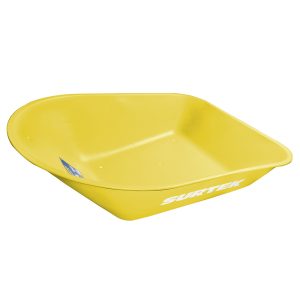 Concha para carretilla herraje tipo americano 4.5 Ft3, amarilla Surtek CS45
