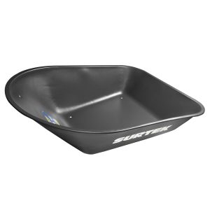 Concha para carretilla herraje tipo americano 5.5 Ft3, negra Surtek CS55