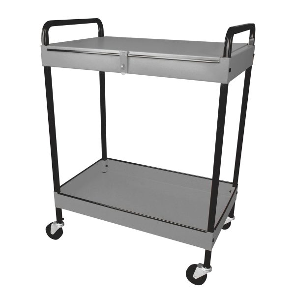 Carro utilitario de lámina 25" 2 niveles Surtek CU2G