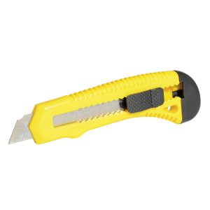 Cutter con cuerpo de plástico de 18 mm, cambio automático de navaja Surtek CUTF8