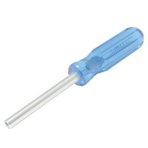 Destornillador con mango azul, mágnetico para puntas hexágono de 1/4" Surtek D300
