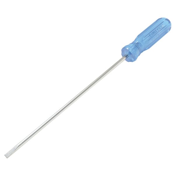 Destornillador con mango azul, punta cabinet 3/16" x 8" Surtek D335