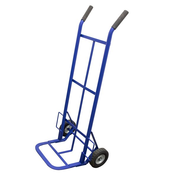 Diablo bodeguero capacidad 400 kg azul con llanta sólida Surtek DBS400A