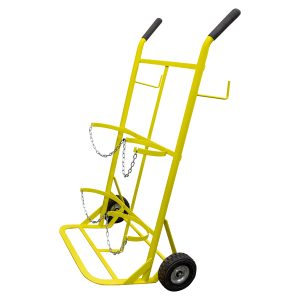 Diablo para cilindros o tanques capacidad 2 cilindros con llanta sólida Surtek DG2C