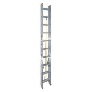 Escalera de extensión tipo III de aluminio con 20 peldaños Surtek EE20