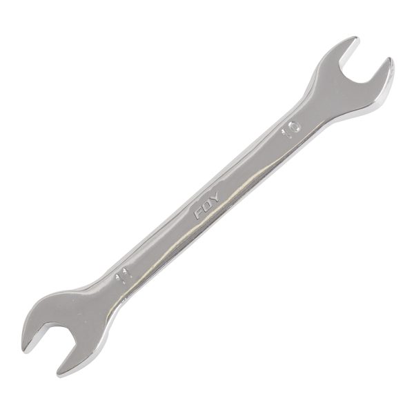 Llave española pulido espejo métrica, 10 x 11 mm Foy EM1011