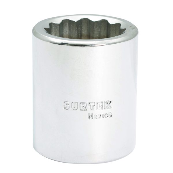 Dado cuadro de 3/4", en pulgadas, 12 puntas, 1" Surtek F5932